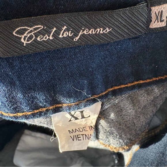 C’eat Toi Classic Dark Blue Skinny Jeans. Size XL. INV25/410 - Picture 7 of 8